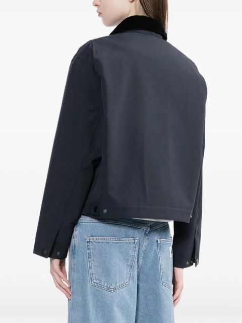 Carhartt WIP velvet collar patch jacket - Blue