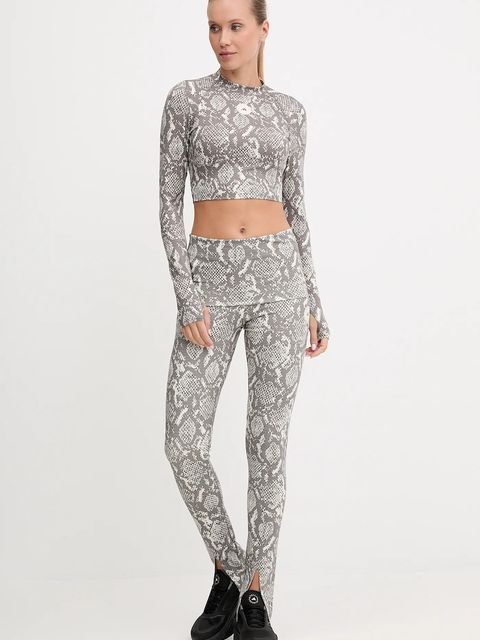 adidas by Stella McCartney longsleeve treningowy TruePurpose kolor szary JM8478 - zdjęcie produktu nr 2