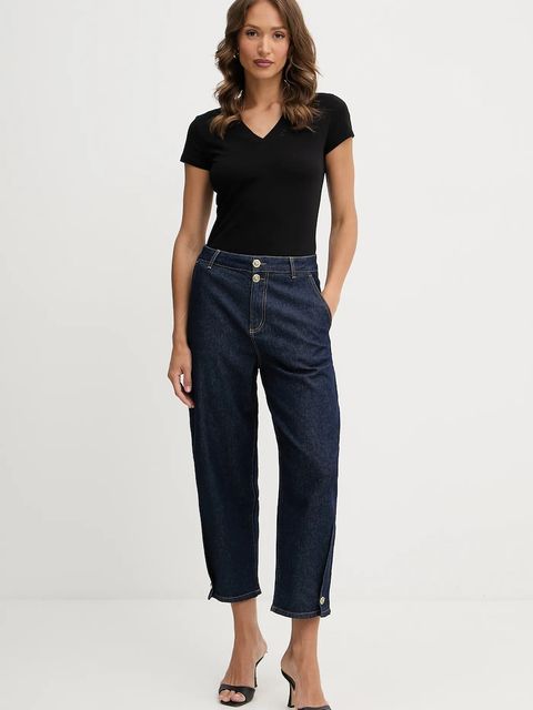 Armani Exchange t-shirt damski kolor czarny XW001355 AF16294 - zdjęcie produktu nr 2