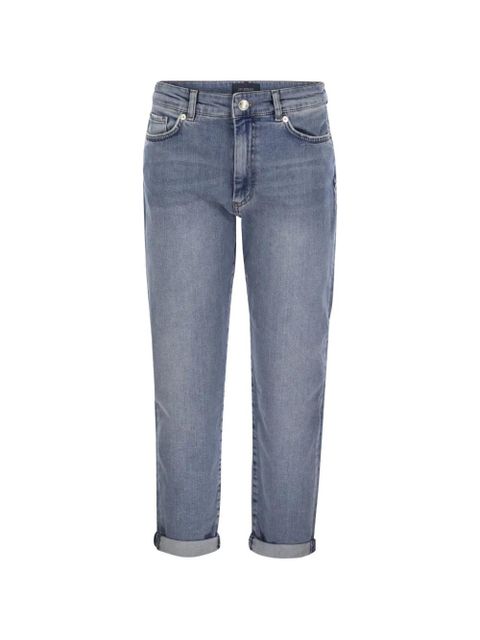 Sportmax Navata contrast-stitch jeans - Blue - zdjęcie produktu nr 1