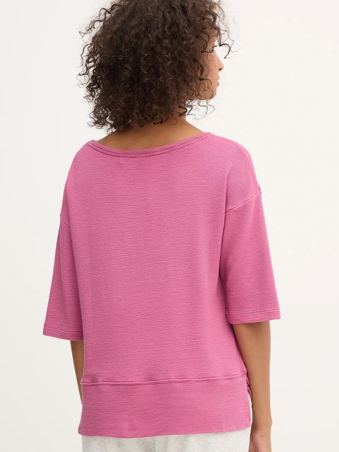 BOSS t-shirt lounge damski kolor fioletowy 50540029 - zdjęcie produktu nr 2