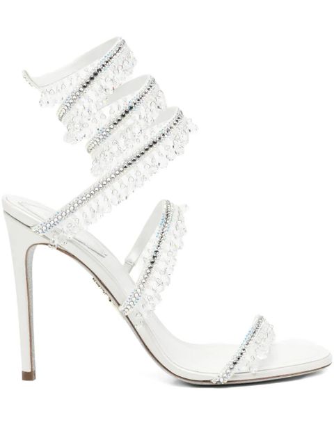 René Caovilla 105mm Chandelier sandals - White - zdjęcie produktu nr 1
