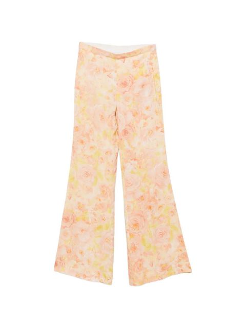SANDRO floral-pattern trousers - Orange - zdjęcie produktu nr 1