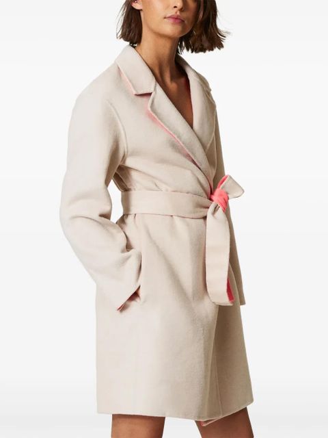 TWINSET x Myfo reversible coat - Neutrals