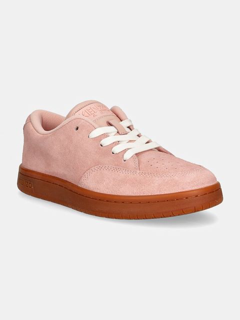 Kenzo sneakersy zamszowe Dome Low Top Sneakers kolor różowy FD62SN061L56.34 - zdjęcie produktu nr 1