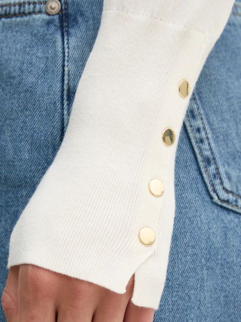 United Colors of Benetton sweter damski kolor beżowy lekki 104HD10CB