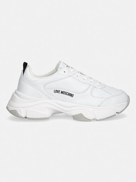 Love Moschino sneakersy skórzane - zdjęcie produktu nr 1