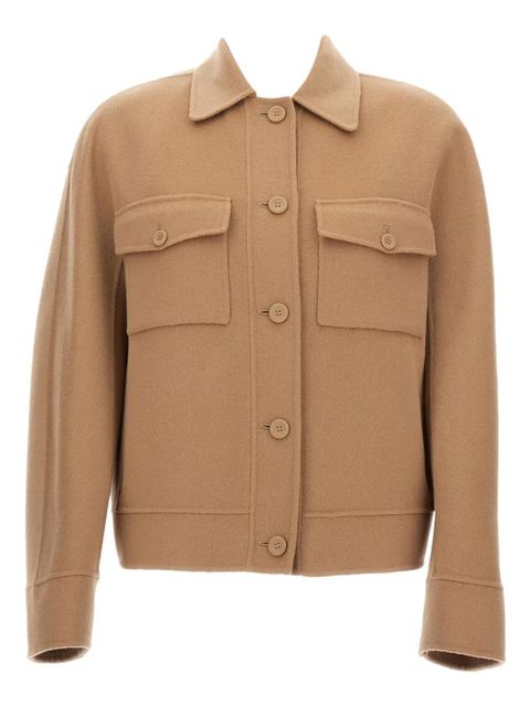 Max Mara patch-pocket buttoned jacket - Brown - zdjęcie produktu nr 1