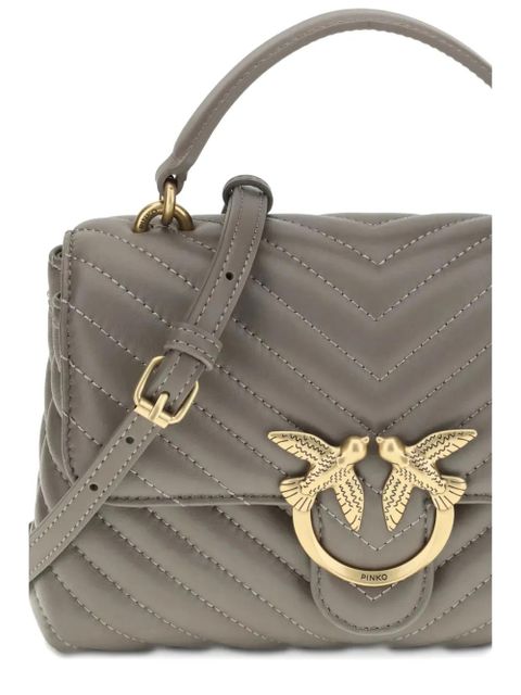 PINKO Classic Lady Love tote bag - Grey