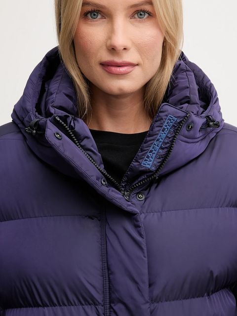 Napapijri kurtka A-Glane kolor fioletowy zimowa NP0A88Z41761