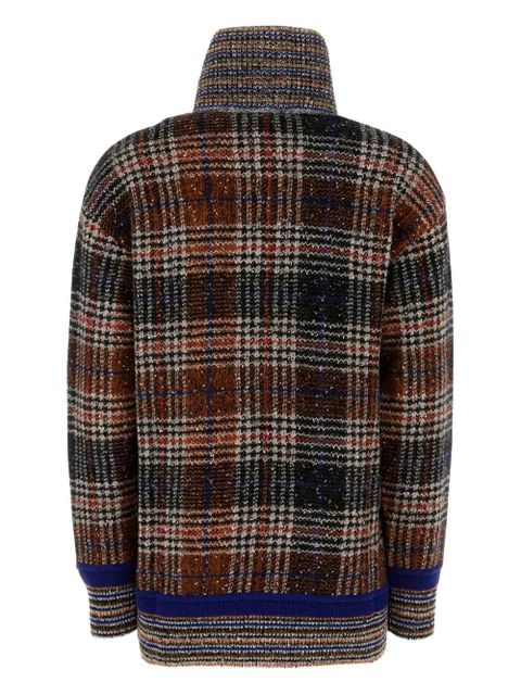 Missoni plaid high-neck sweater - Brown - zdjęcie produktu nr 2