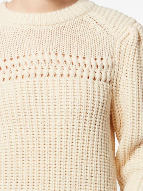 MARANT ÉTOILE Winnie openwork sweater - Neutrals
