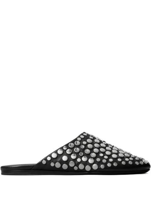 Tory Burch studded leather mules - Black - zdjęcie produktu nr 1