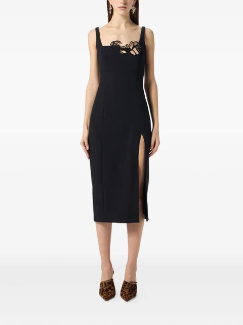 Blumarine cut-out-detail midi dress - Black - zdjęcie produktu nr 2