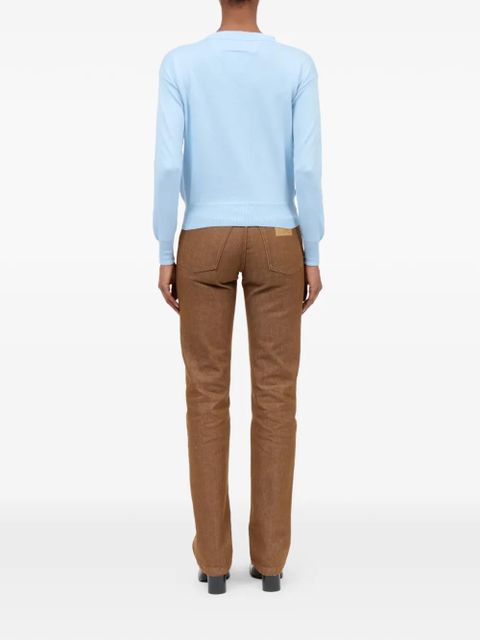 MM6 Maison Margiela V-neck buttoned cardigan - Blue