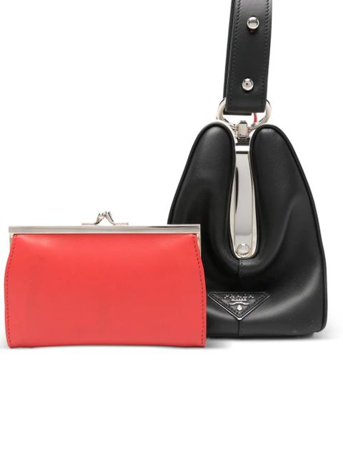 Prada studded-detail tote bag - Red
