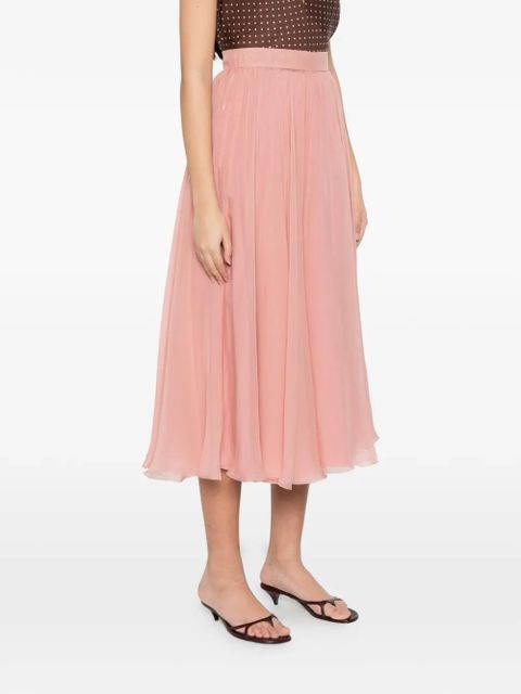 Dolce & Gabbana pleated midi skirt - Pink