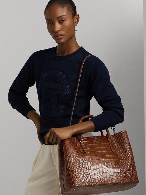 Lauren Ralph Lauren torebka skórzana