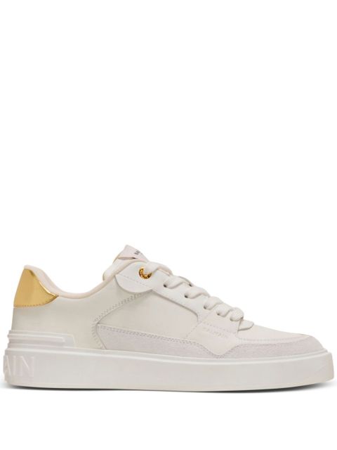 Balmain B-Court Flip leather sneakers - White - zdjęcie produktu nr 1
