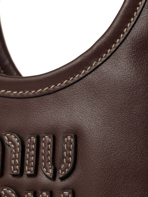 Miu Miu Ivy leather handbag - Brown