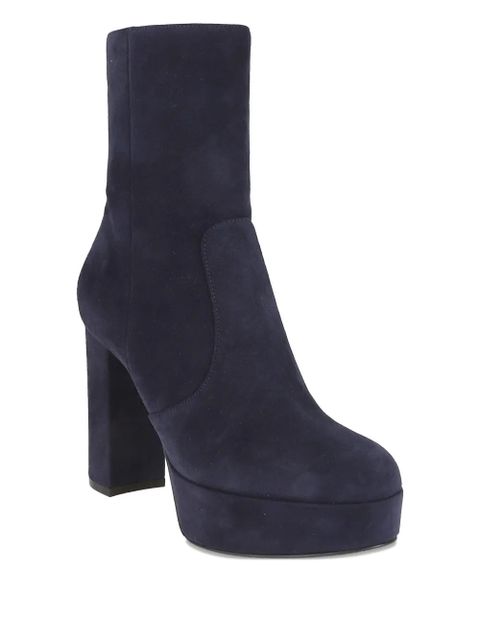Gianvito Rossi platform heeled boots - Blue