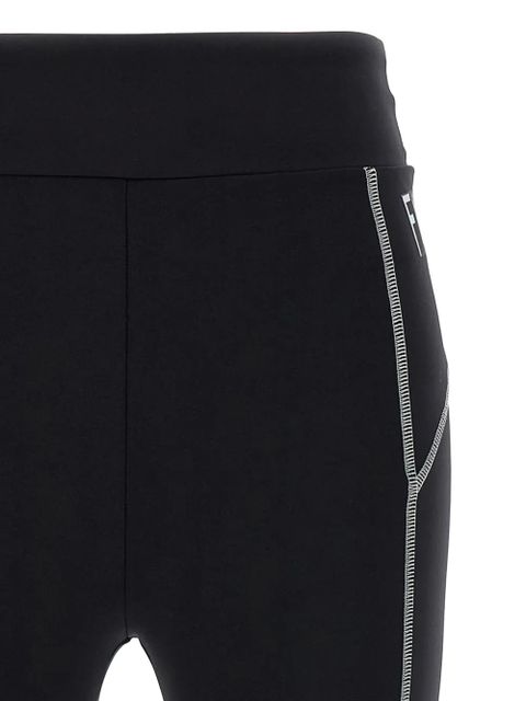 FENDI contrast-stitching leggings - Black