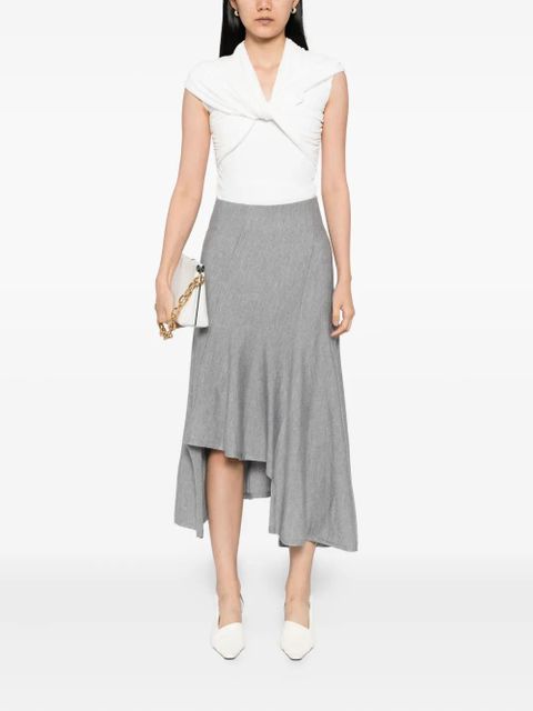 KHAITE Miranda skirt - Grey