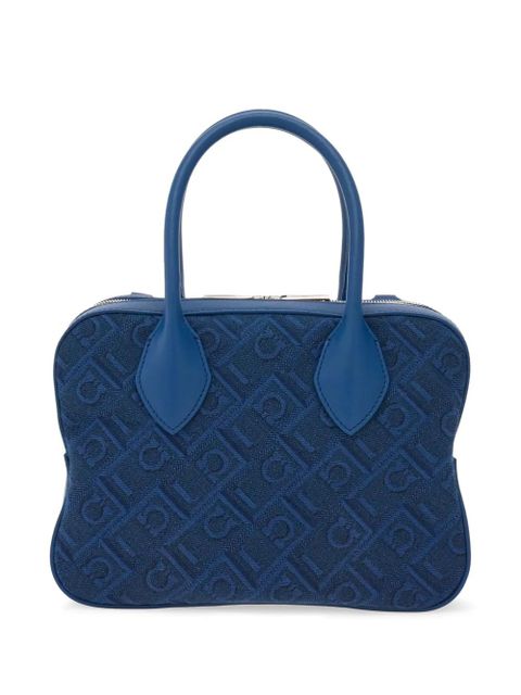 Ferragamo zipped tote bag - Blue - zdjęcie produktu nr 1