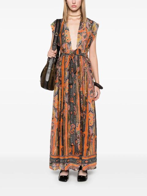ISABEL MARANT Melissa maxi dress - Orange