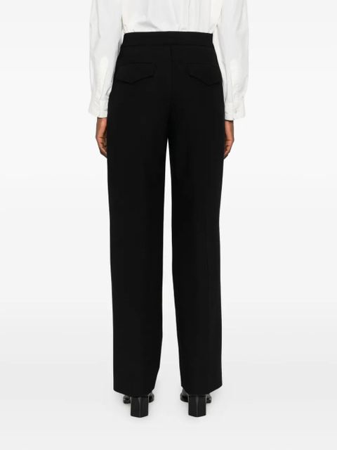 Jil Sander pleated wool trousers - Black
