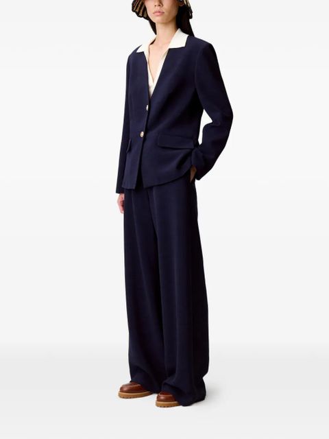 Claudie Pierlot anchor button blazer - Blue