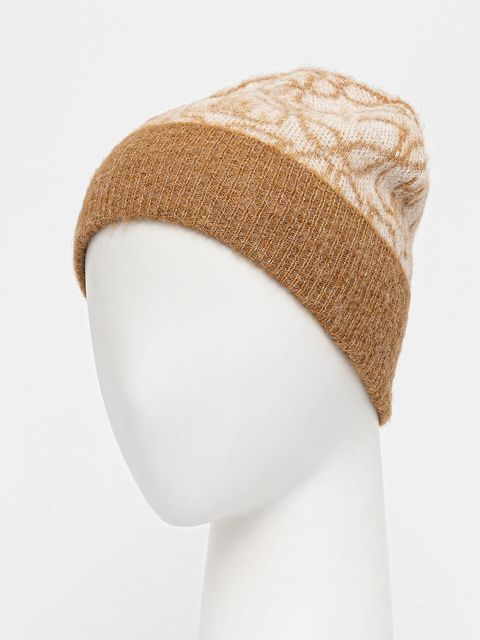 HUGO czapka z wełną kolor beżowy 50548722 - zdjęcie produktu nr 2