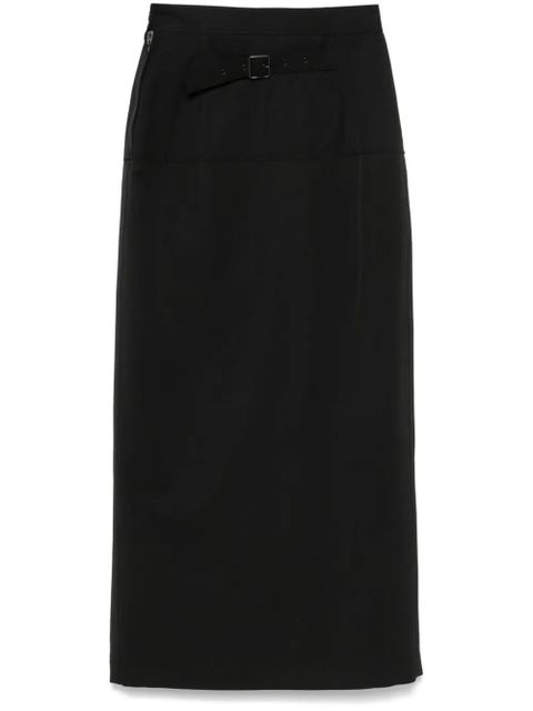 LEMAIRE slited midi skirt - Black - zdjęcie produktu nr 1