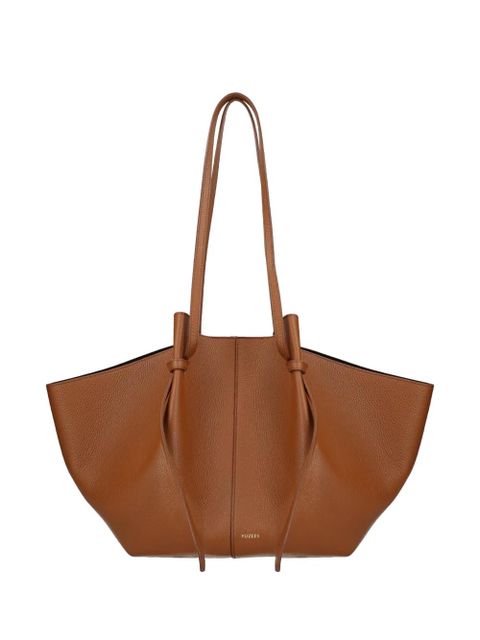 Yuzefi Mochi pebble-grain leather shoulder bag - Brown - zdjęcie produktu nr 1