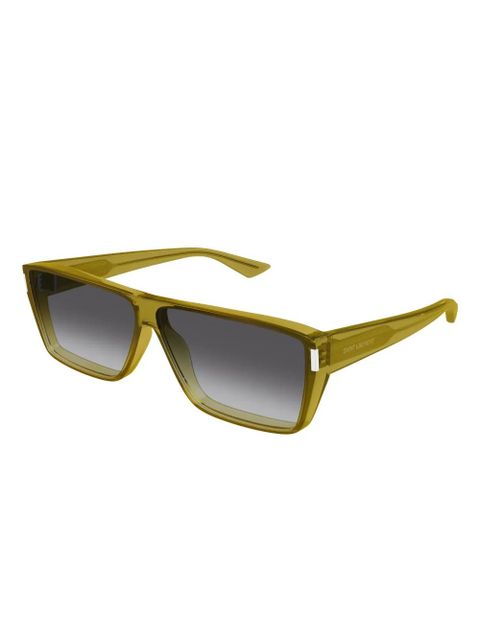Saint Laurent Eyewear Bold sunglasses - Yellow - zdjęcie produktu nr 2
