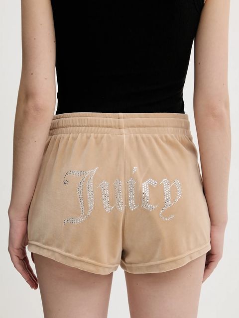 Juicy Couture szorty welurowe TAMIA
