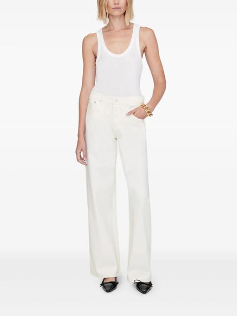 ANINE BING straight-leg jeans - White - zdjęcie produktu nr 2