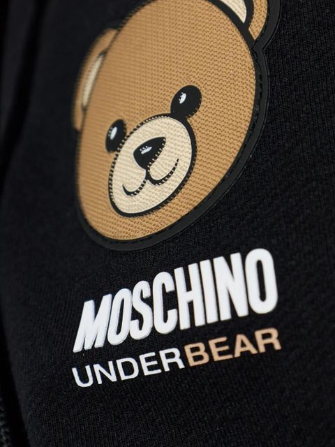 Moschino Teddy Bear logo hoodie - Black