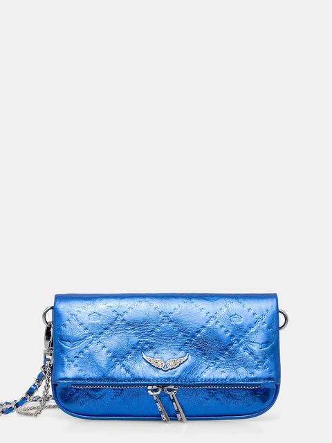 ZADIG&VOLTAIRE torebka skórzana kolor granatowy LWBA04035 - zdjęcie produktu nr 1