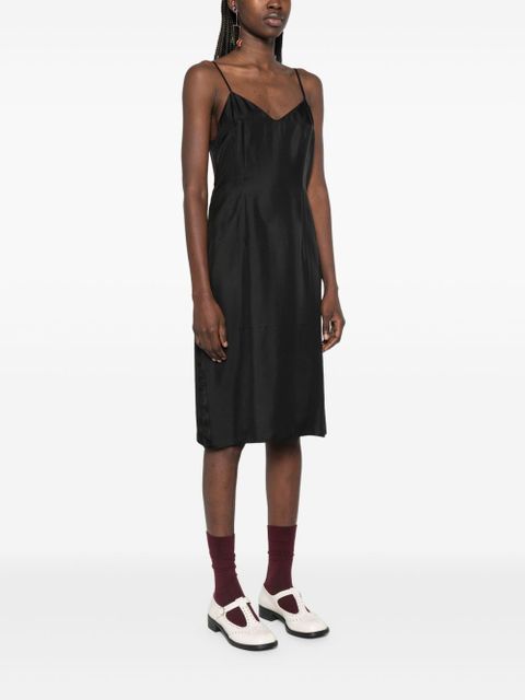 Prada silk midi dress - Black