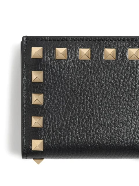 Valentino Garavani Rockstud flap wallet - Black