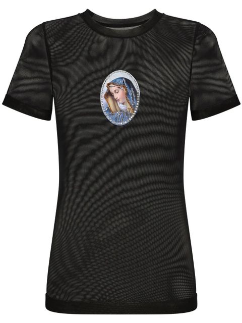 Dolce & Gabbana 1998 Madonna mesh T-shirt - Black - zdjęcie produktu nr 1