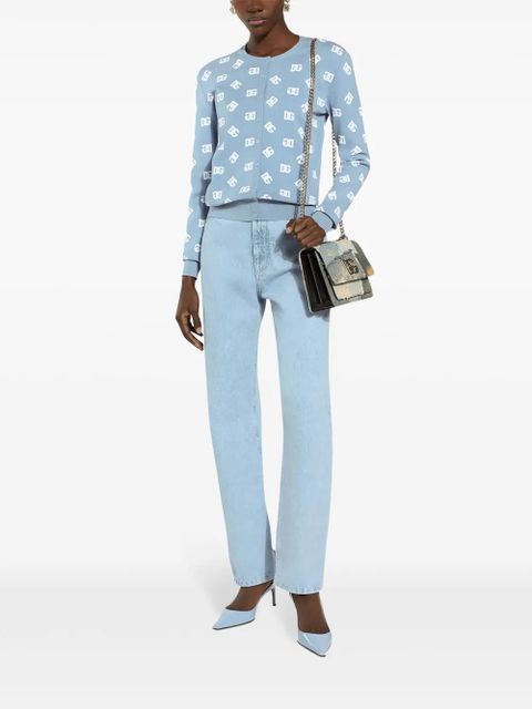 Dolce & Gabbana DNA logo print cardigan - Blue - zdjęcie produktu nr 2