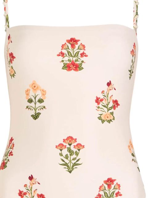 Agua By Agua Bendita Durazno Canna floral-print swimsuit - Neutrals - zdjęcie produktu nr 2