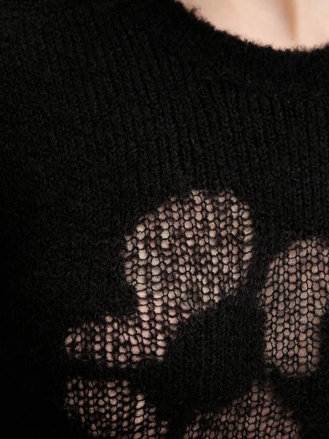 United Colors of Benetton sweter z dodatkiem wełny damski kolor czarny 18L4E10EW