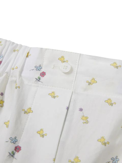 Marge Sherwood Peanuts Woodstock straight-leg trousers - White