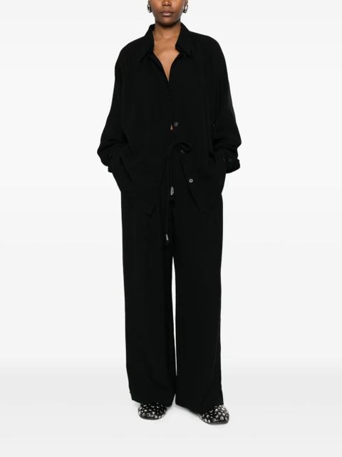 Nanushka high-waist belt trousers - Black - zdjęcie produktu nr 2