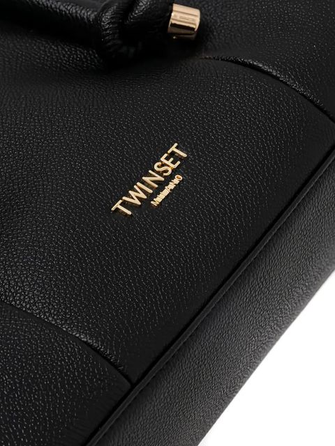TWINSET knot handle cross body bag - Black