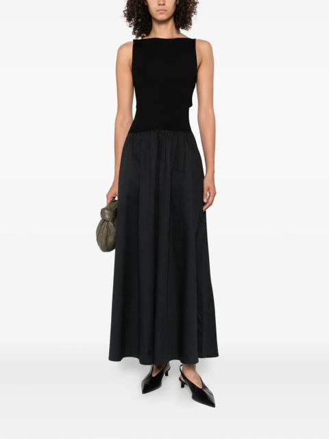 St. Agni panelled ribbed maxi dress - Black - zdjęcie produktu nr 2