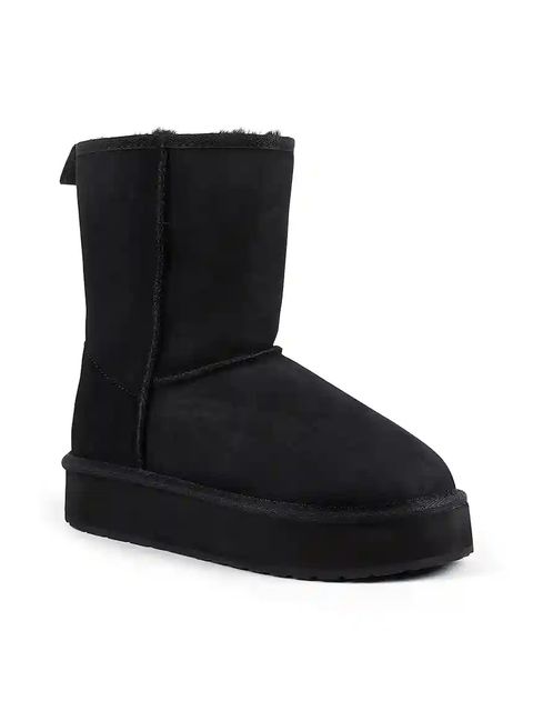 Emu Australia śniegowce zamszowe Stinger Lo Flatform kolor czarny W13190 - zdjęcie produktu nr 2